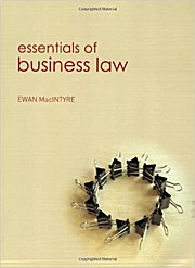 Essentials of Business Law: Working Title [Taschenbuch] by MacIntyre, Ewan