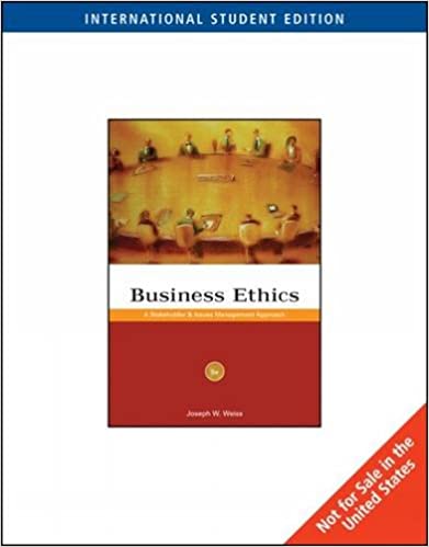 Business Ethics: A Stakeholder and Issues Management Approach